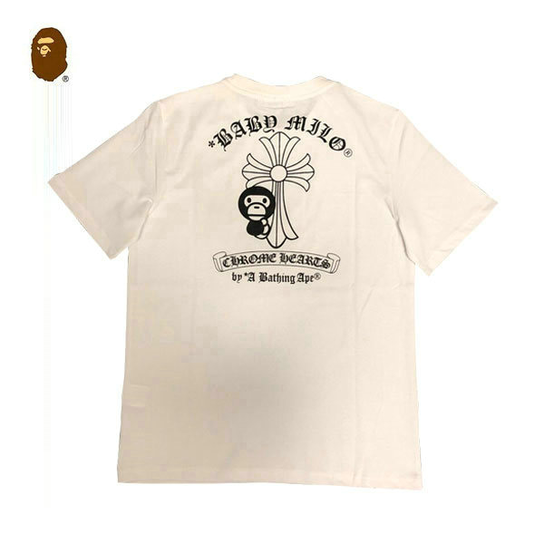 %E5%BE%AE%E4%BF%A1%E5%9B%BE%E7%89%87 20221222150316 109098 09 1 - BAPE X Chrome猿人頭聯名克羅心經典字母印花短袖T恤 黑/白#現貨供應