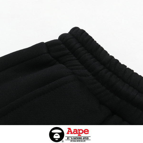 IMG 5499 5.JPG - Aape 迷彩猿人頭經典款印花LOGO休閑褲 純棉衛褲 黑色#好評不斷