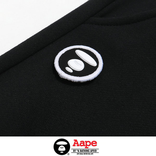 IMG 5499 6.JPG - Aape 迷彩猿人頭經典款印花LOGO休閑褲 純棉衛褲 黑色#好評不斷