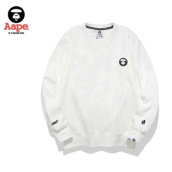 %E9%B1%B7%E9%AD%9A2 5 - AAPE 經典小LOGO猿顔字母印花衛衣 男女同款 黑/白#限時秒殺#