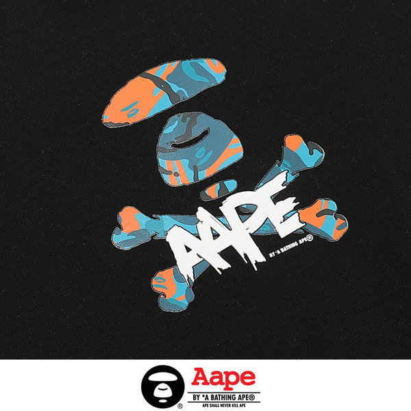 IMG 7151 9.JPG81C4B - AAPE 經典迷彩猿顏字母印花衛衣 男女同款 黑/白#全館滿額免運