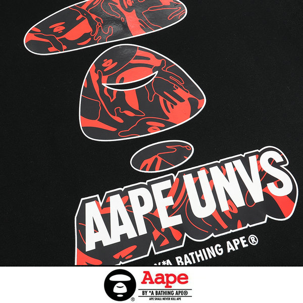 IMG 9154 9.JPG - AAPE 猿顏頭迷彩字母印花衛衣 男女同款 黑/白#彈性柔軟